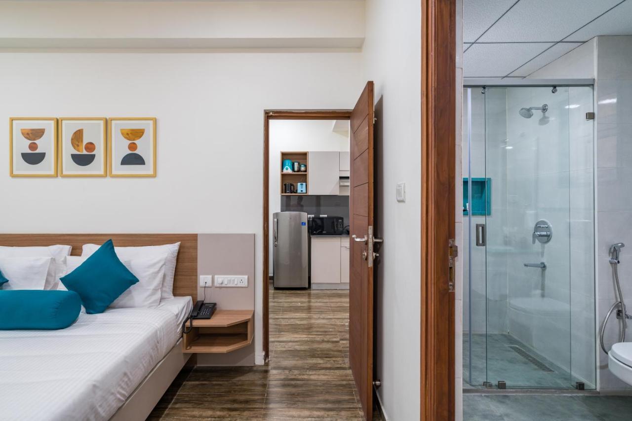 Skyla Studios & Suites - Hitech City Hyderabad Luaran gambar